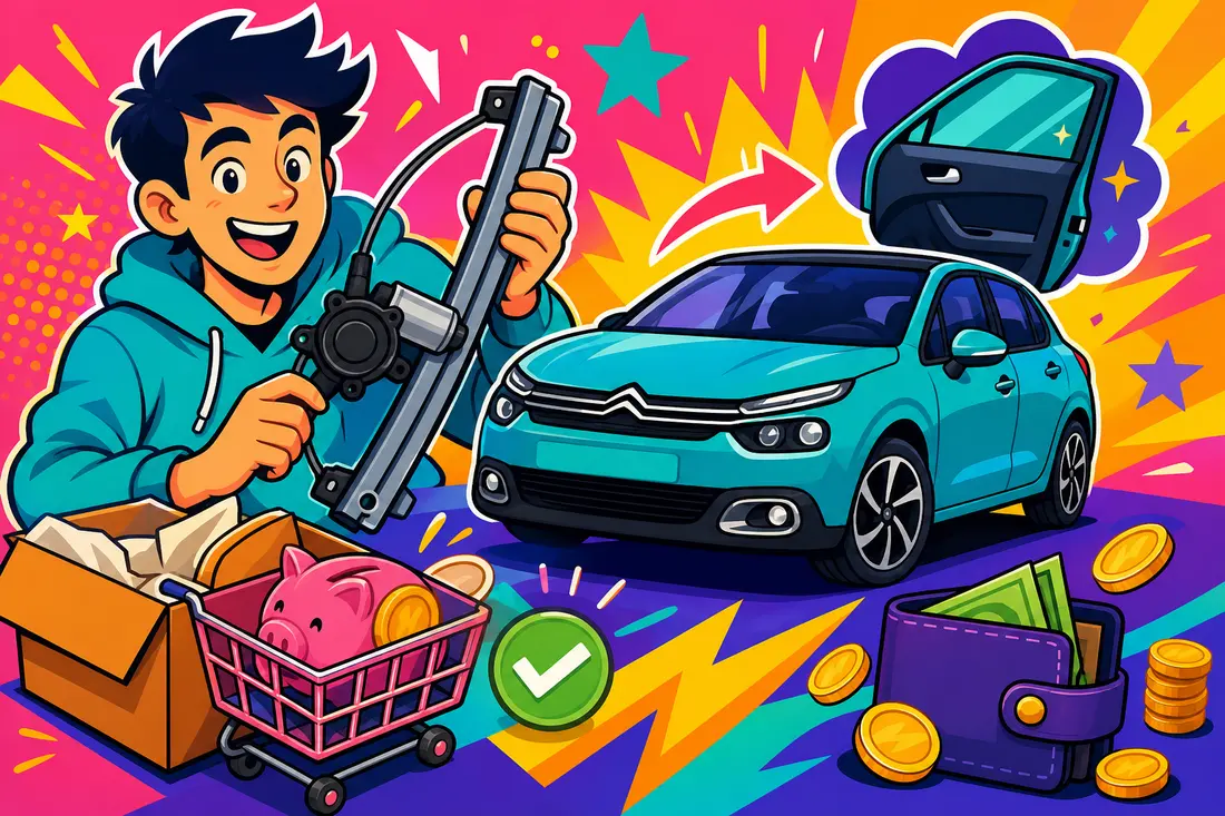 Comment commander un lève-vitre pour Citroën C4 ?
