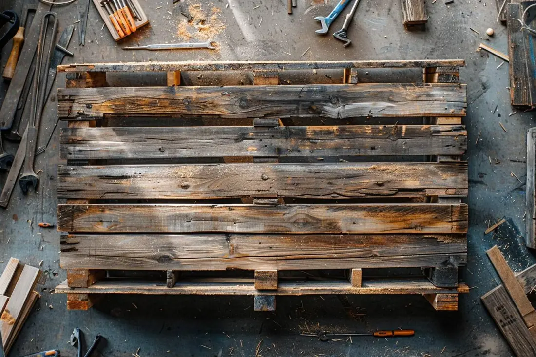 Comment fabriquer une étagère avec des palettes ?