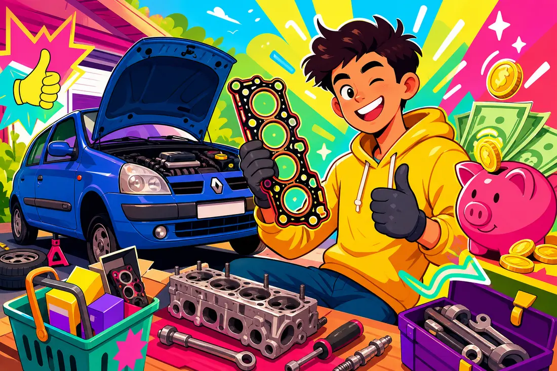 Comment remplacer le joint de culasse sur une Clio 2 phase 1 ?