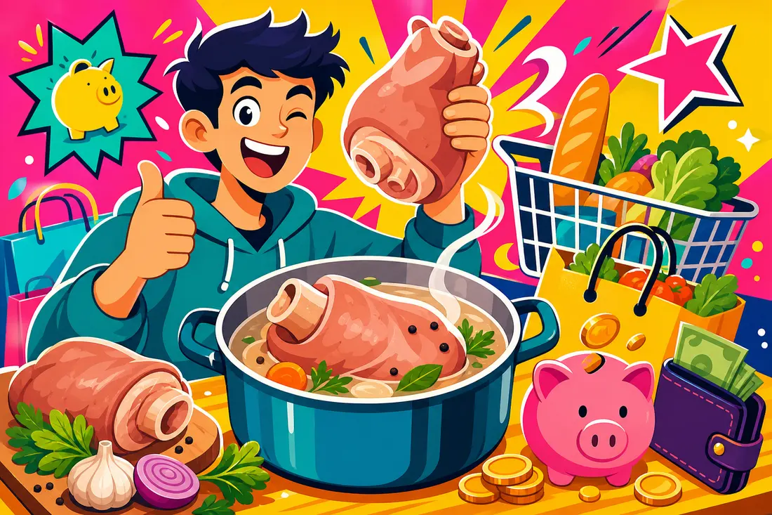 Comment réussir la cuisson du jarret de porc bouilli ?