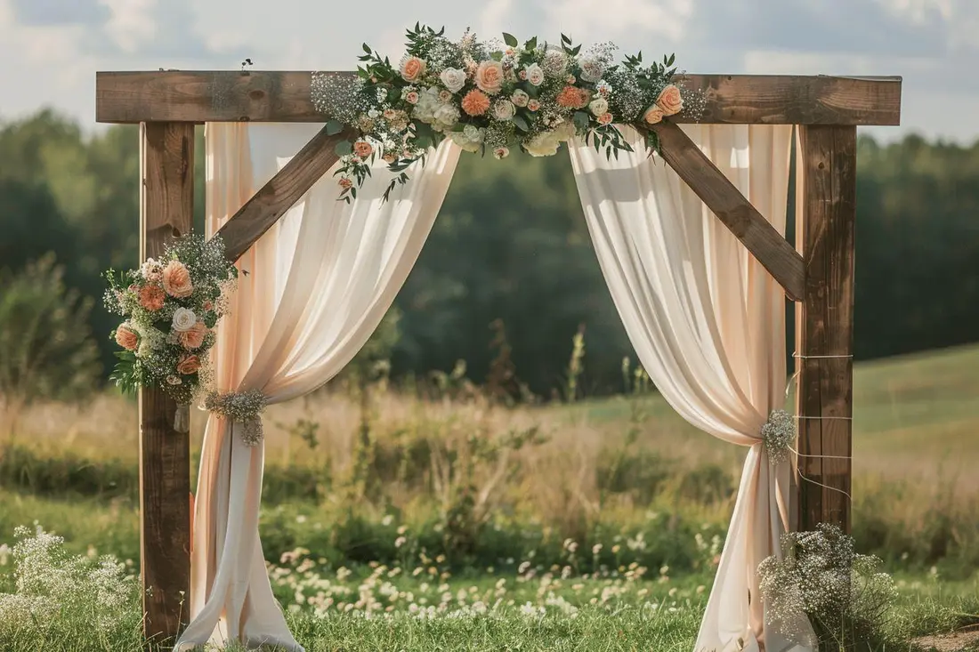 Idées de décorations pour un mariage champêtre