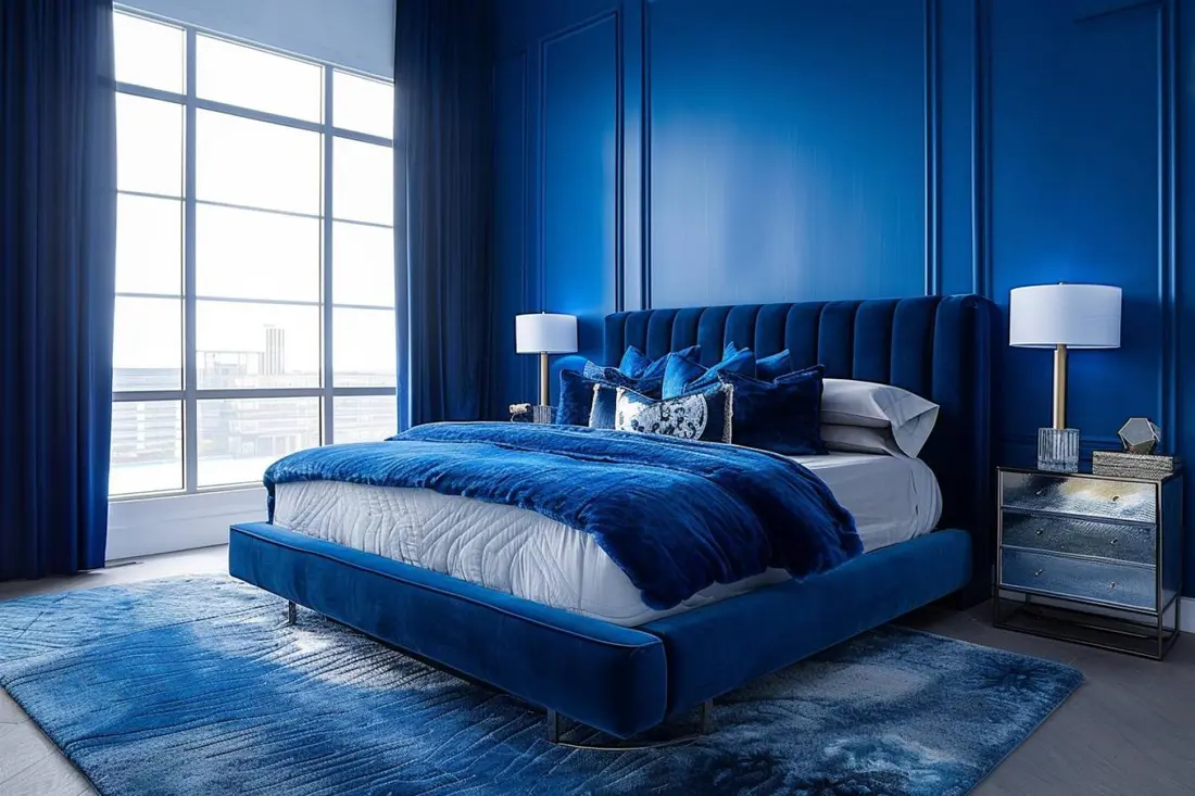 Pourquoi opter pour une chambre bleu roi dans votre décoration intérieure ?