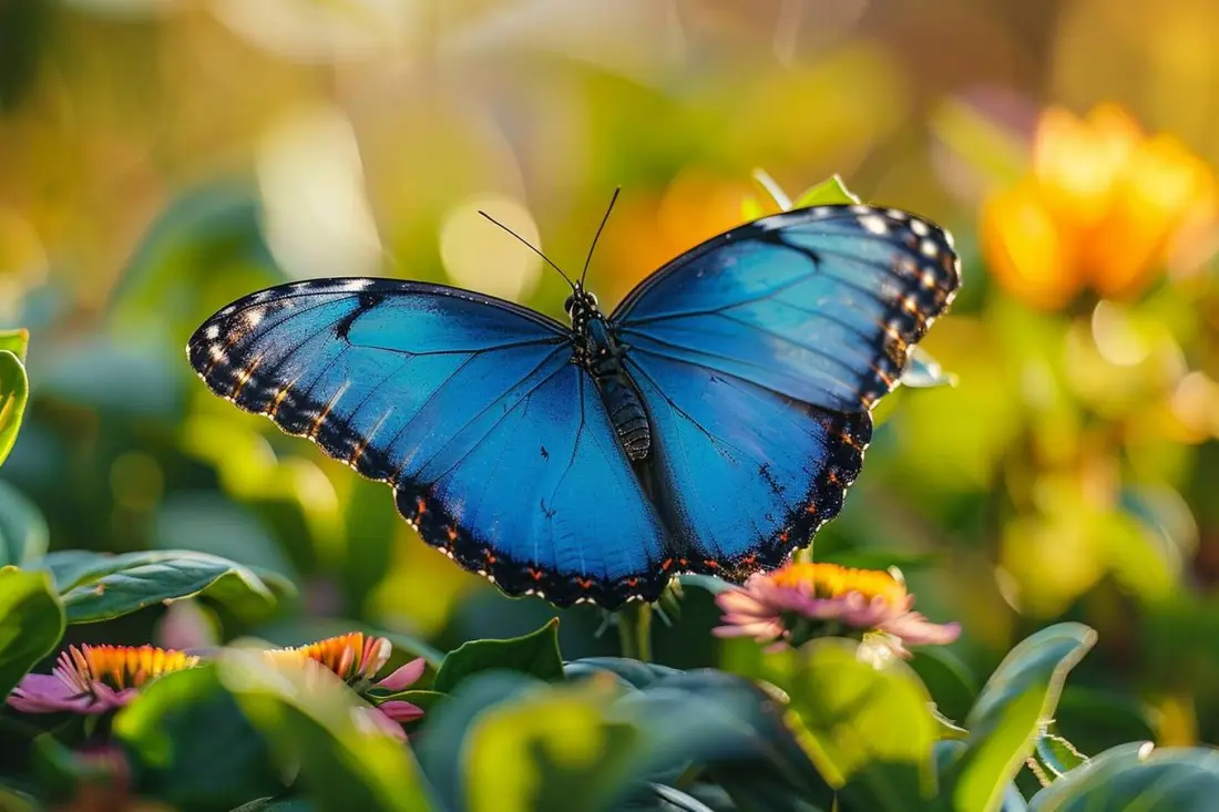 Pourquoi le papillon bleu est-il si fascinant ?