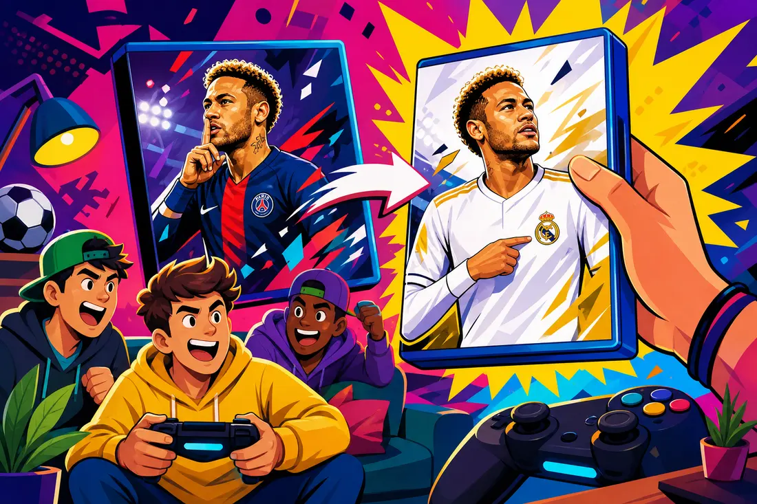 Transfert de Neymar : PES 2018 doit revoir l’une de ses jaquettes