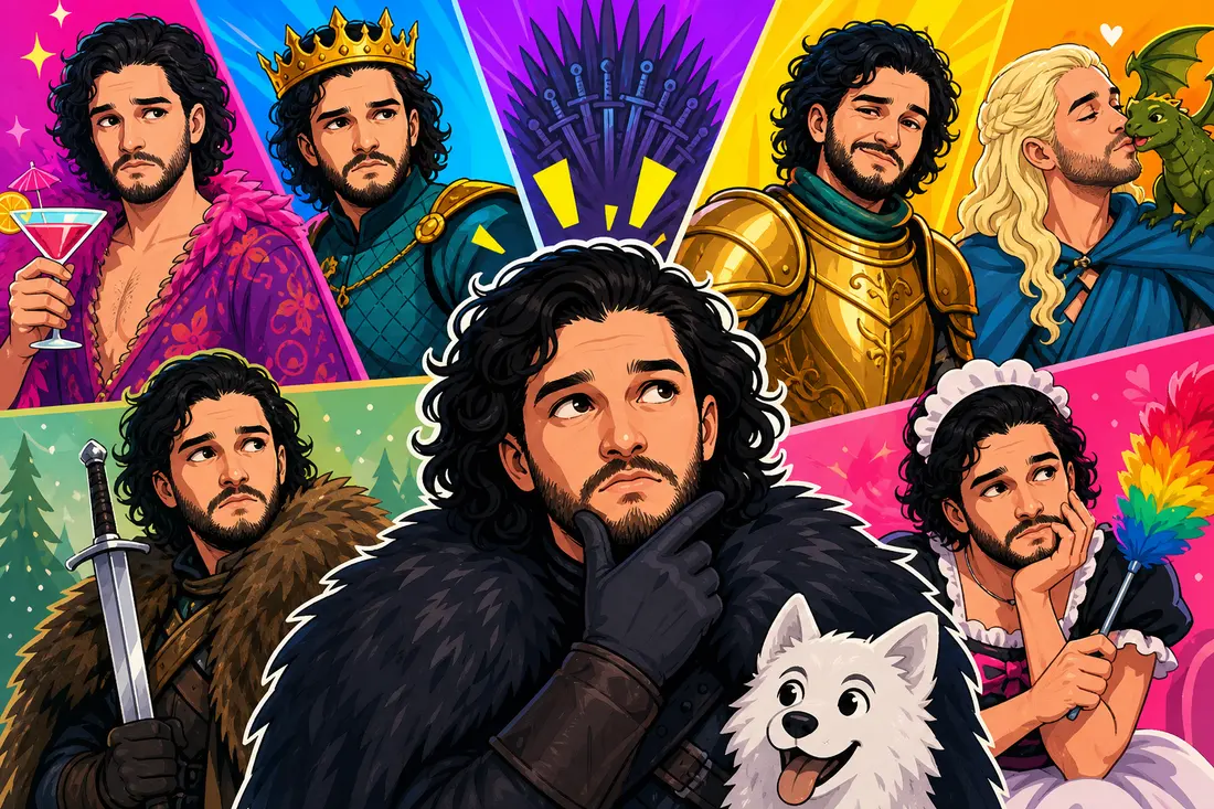 Et si Kit Harrington avait interprété un autre personnage de Game of Thrones