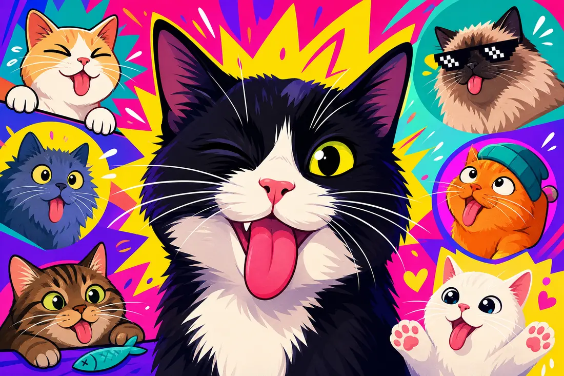 Pourquoi les chats tirent-ils la langue?