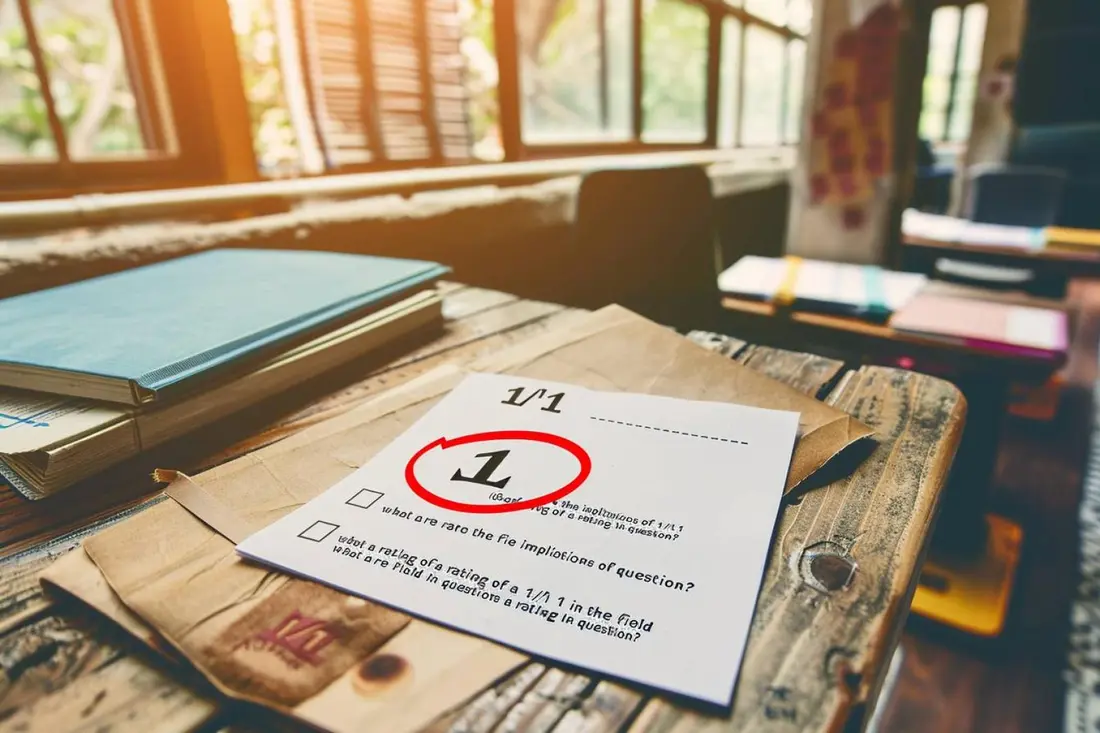Quelles sont les implications de la cote 1 1 dans le domaine en question ?